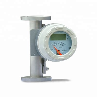 Laju Aliran Rendah Rotameter Flow Meter Gas Koneksi Flange Untuk Industri