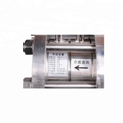 Pelat Orifice Instrumen Flow Meter Tekanan Diferensial Orifice Plate Flowmeter