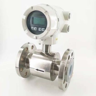 kualitas  2Inch Hot Water DN2400 Mag Flow Meter Electromagnetic Flow Meter Display Convertor pabrik