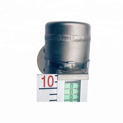 IP65 Side Mounted Magnetic Gas Level Indicator Dengan 4-20mA