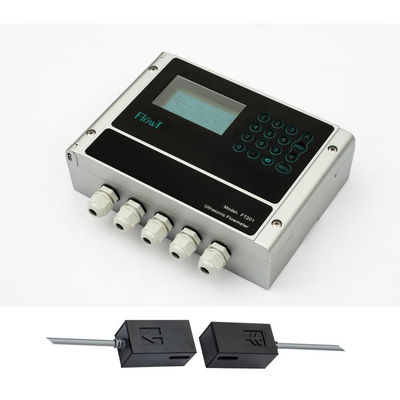 Pengukur Aliran Air Terpasang di Dinding Ultrasonic Doppler Type Portable 12VDC